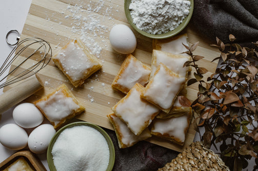 napoleones with ingredients